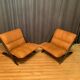Set of armchairs by Ueli Berger, de Sede, Switzerland, 1970s