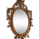 Old gold mirror