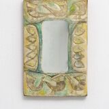 Decorative plaster mirror from the 70s