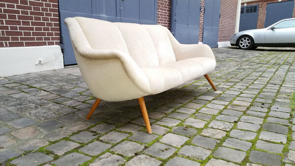 Canapé sofa années 50/60 original vintage design Organique