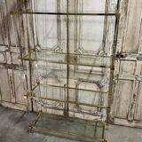 Plexiglass shelf by Pierre Vandel in Hollywood Regency style circa 1970.