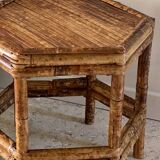 Table basse bambou vintage