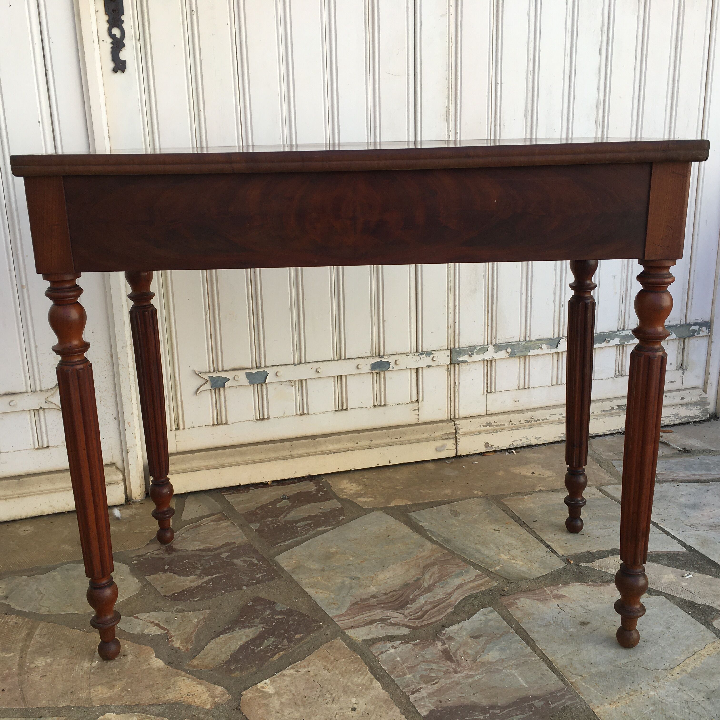 Louis Philippe console in mahogany 19th century