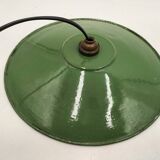 Enameled sheet metal pendant lights