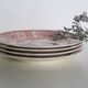 Set of 4 Burgenland dessert plates, pink, Villeroy and Boch