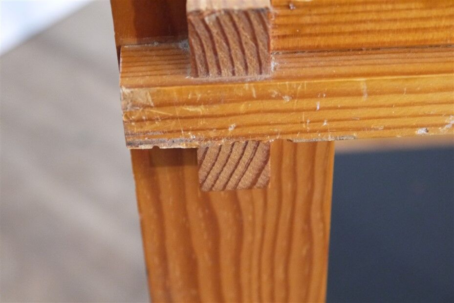 Vintage pine shelf 1970