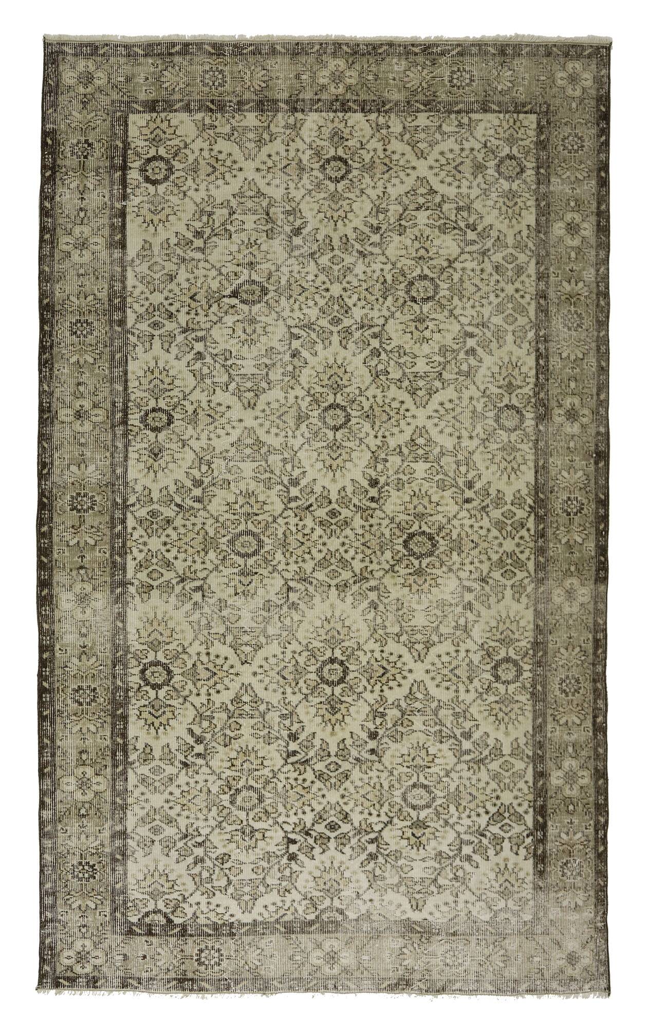 Turkish Anatolian Handmade Vintage Rug 270 cm x 165 cm