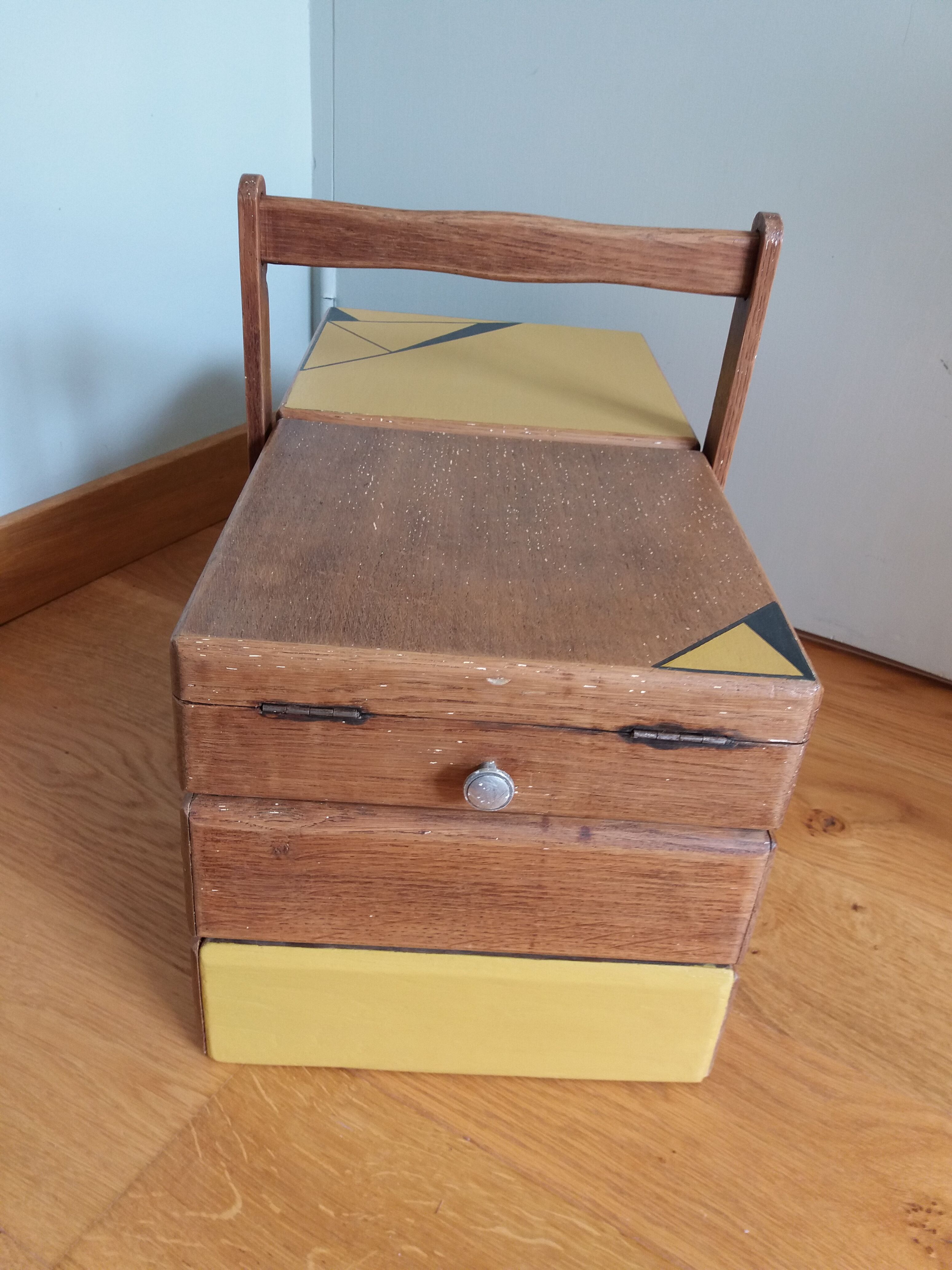 Sewing box worker seamstress revisited