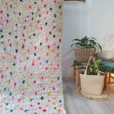 Large Berber rug made of natural wool, traditionally handwoven, 2/3 m.