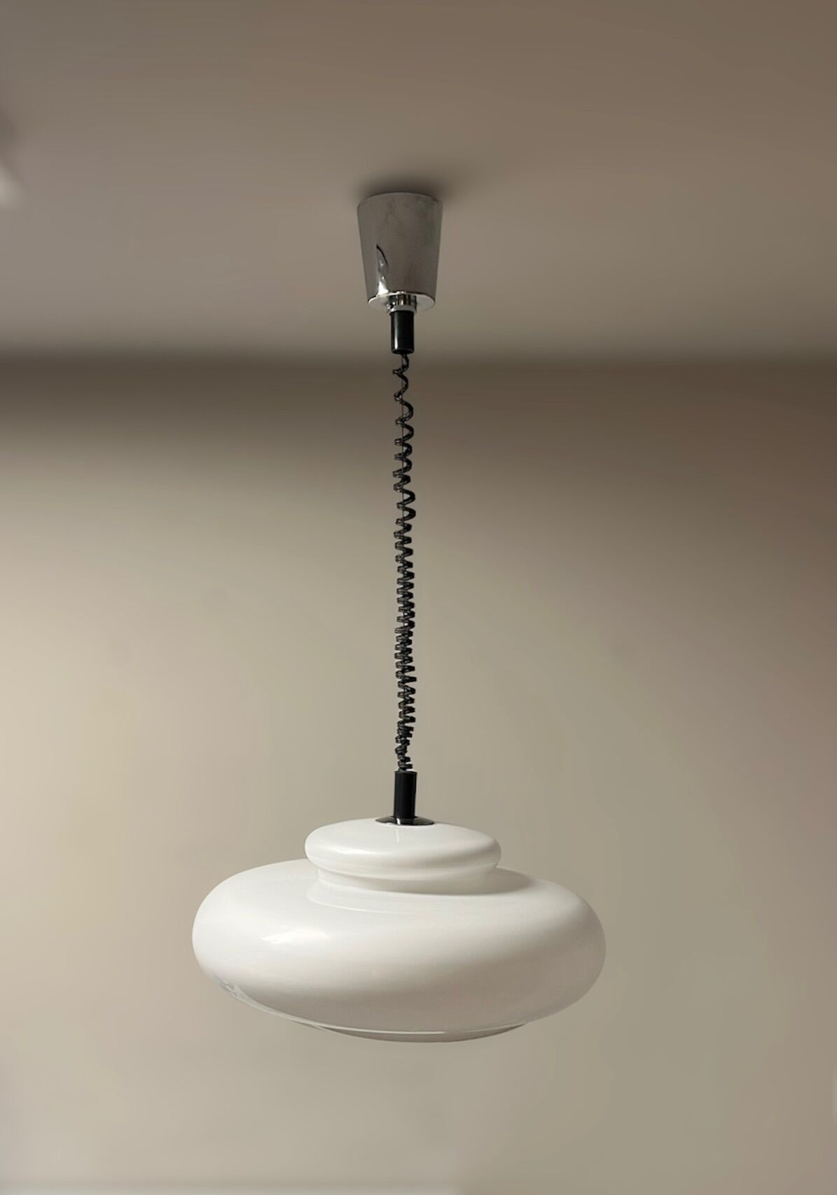 Vintage 60s, mid century hanging lamp, Fratelli Giannelli Firenze Italy