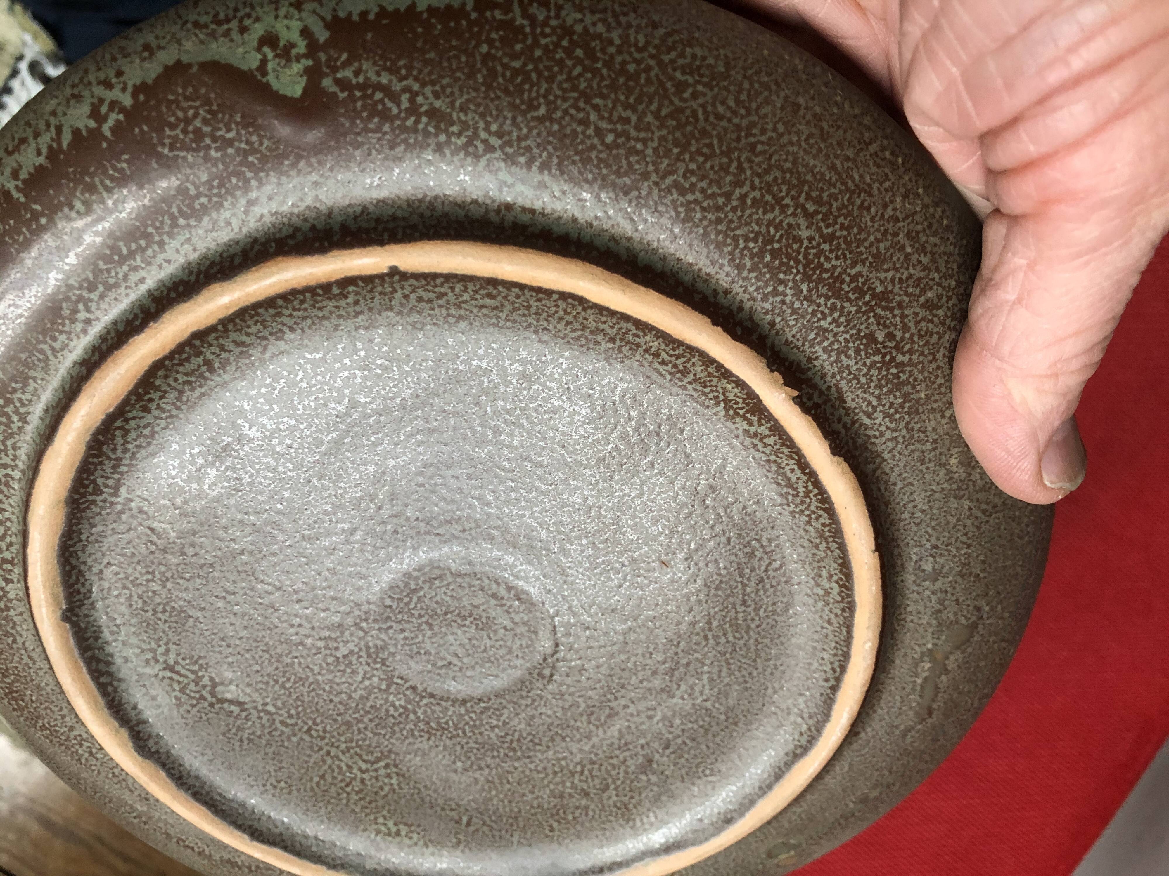 Vallauris ceramic oyster plates circa 1960 x8