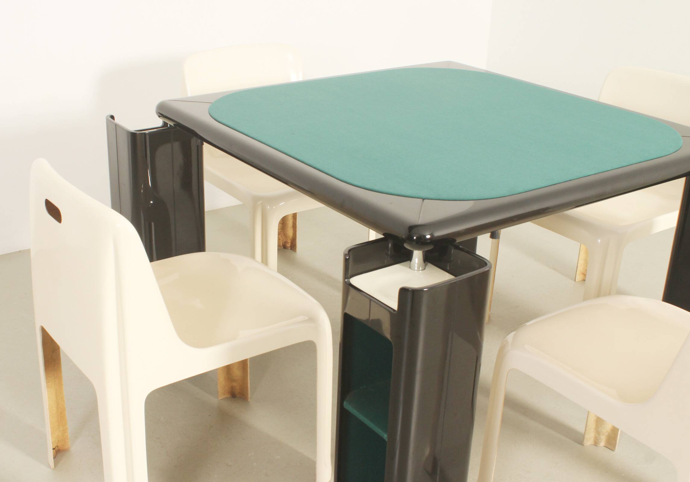 Game table by Pierluigi Molinari for Pozzi, Italy, 1970