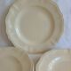 Set of 4 Digoin Sarreguemines Soup Plates – Ivory French Ironstone