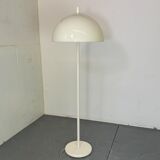 Vintage Space Age Modernist White Mushroom Shape Floor Lamp from Dijkstra Lampen, 1970s