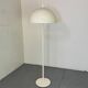 Vintage Space Age Modernist White Mushroom Shape Floor Lamp from Dijkstra Lampen, 1970s