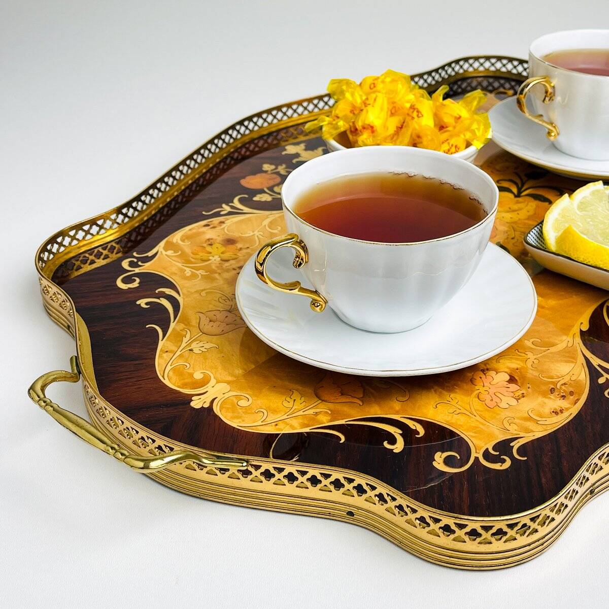 Vintage serving tray, Italy, 1960s