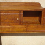 Cozy oak with sliding doors and mirror, art deco era