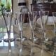 8 flûtes à champagne en cristal - XIXème