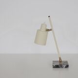 lampe de table de Stilux Milano en métal et marbre, Italie, années 1950