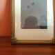 Old golden photo frame