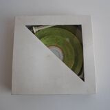 Multi-tiered porcelain tray, Stará Role porcelain, Czechoslovakia, 1950s.