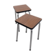 Paire de tabouret formica