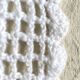 Couverture crochet vintage 140 x 130