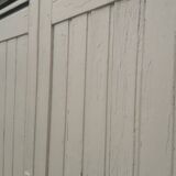 Shutters 4 leaves H148xW245cm (2) antique oak louvres pair 2