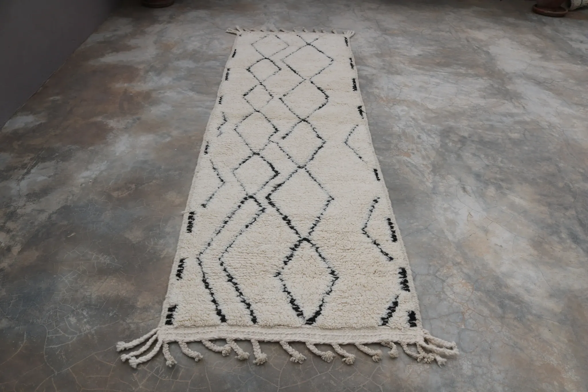 Beni Ouarain rug, 295 x 90 cm - R317