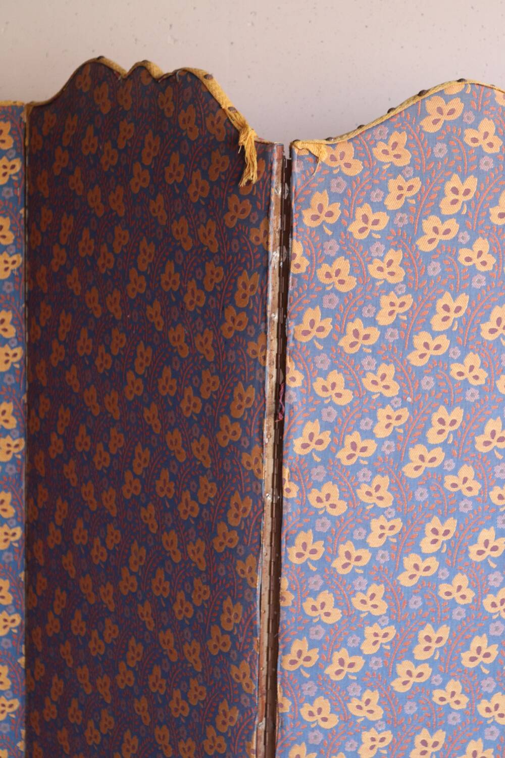 Antique 5-panel screen – Souleiado fabric