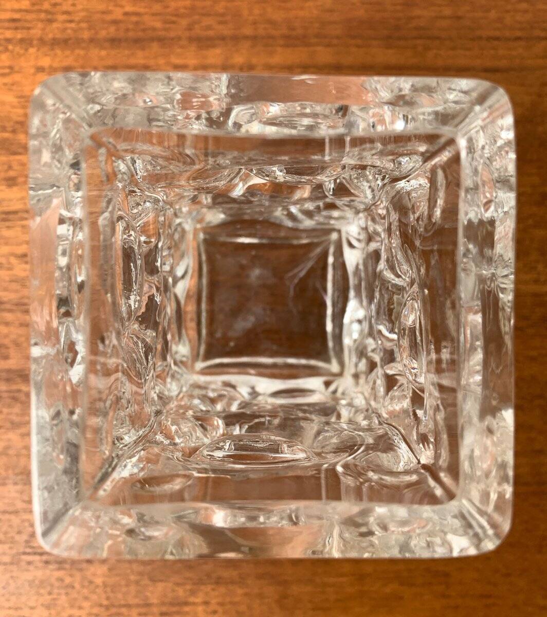 Brutalist Bubble Glass Vase by Josef Schott for Smalandshyttan, Mid-Century Swedish, 1960s