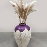 Vase, jarre vintage en pierre de Mactan XXL
