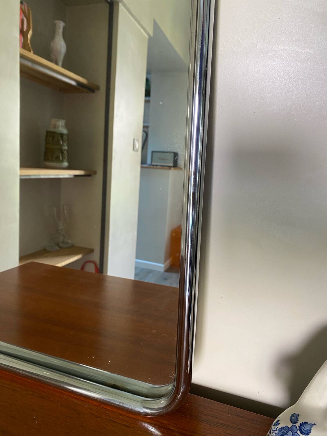Vintage tubular mirror