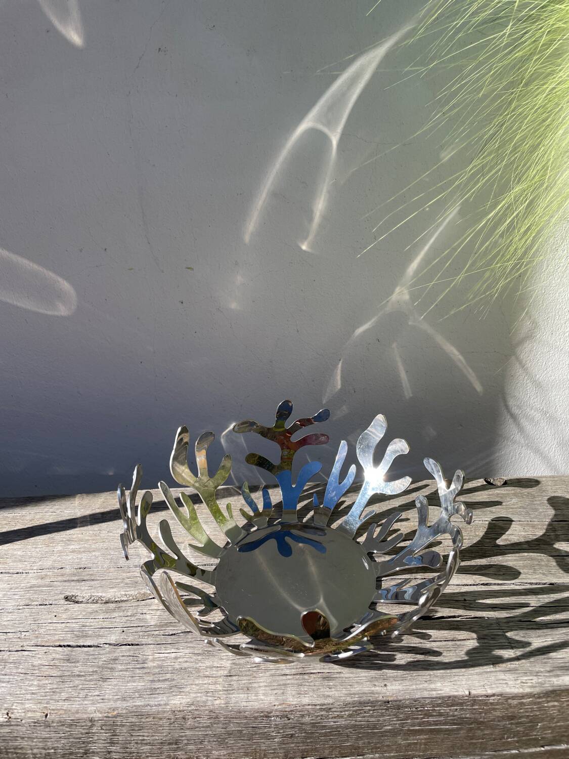 Alessi stainless steel fruit bowl