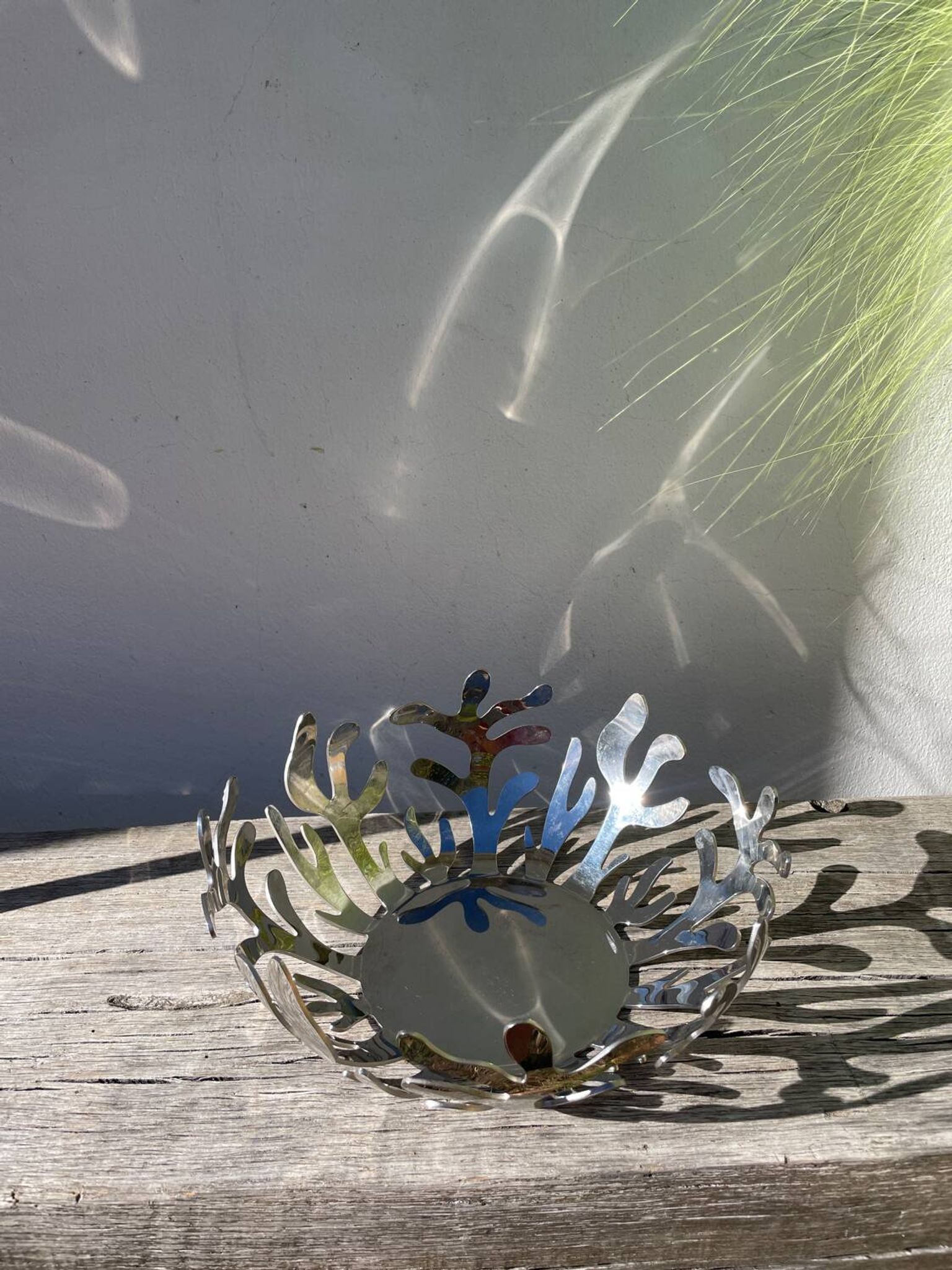 Alessi stainless steel fruit bowl
