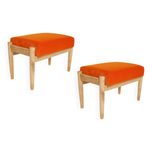 Paire de tabourets vintage