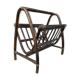 Vintage wicker magazine holder