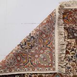 Tapis médaillon tissé à la main - avec des fleurs