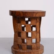 African hand carved stool Cameroon 1950s