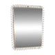 Brass wall mirror, Italy, 1950s