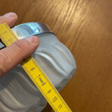 Art Deco pressed glass ceiling light Lumisec