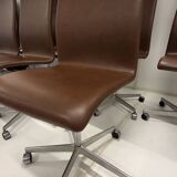 Chaise Oxford à dossier haut par Arne Jacobsen pour Fritz Hansen