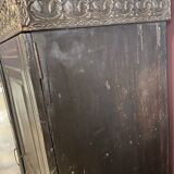 Armoire en teck laqué noire