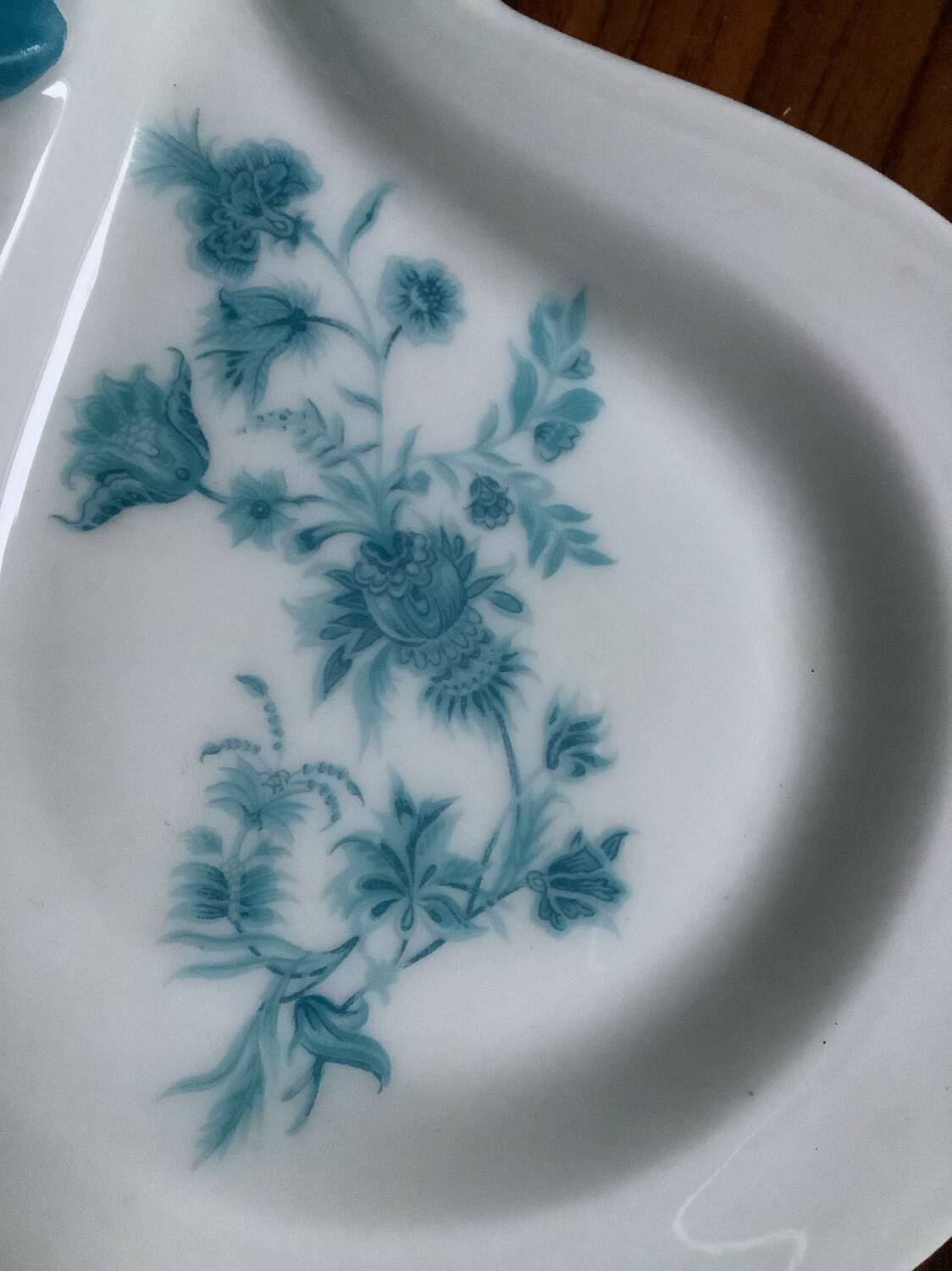 Belle Epoque Limoges porcelain dish with handle