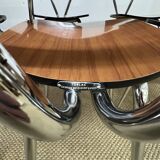 Tublac formica table and chairs set 1970