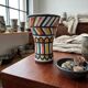Vase coloré