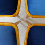 Ash dining chairs from Ton, 1960