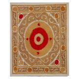 Vintage Turkish hand-knotted rug 127x150 cm