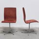 Early set of 4 'Oxford' swivel chairs by Arne Jacobsen for Fritz Hansen, 1966