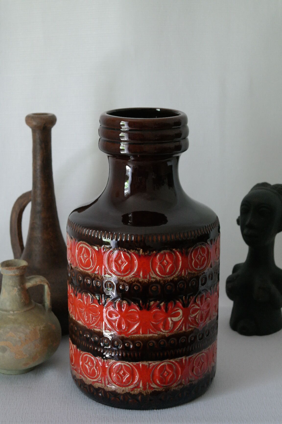 Vintage West Germany ceramic jar